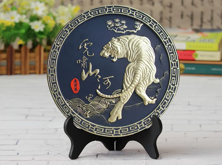 

Chinese Style Activated Carbon Table Screen Crafts TV Cabinet Ornaments Tray Base Home Office Feng Shui Lucky Arrangement LF342