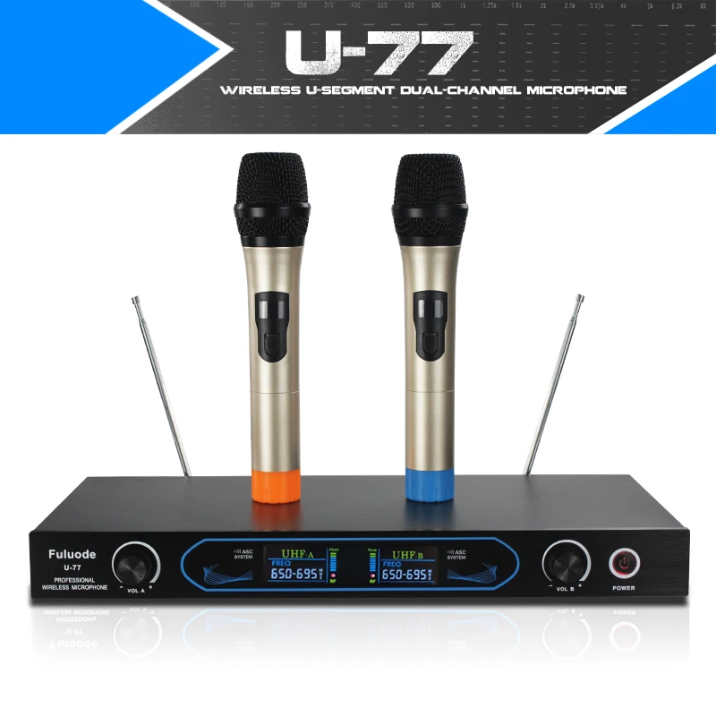 FULUODE Handheld Wireless Microphone UHF High