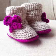 Вязаные Детские ботиночки
