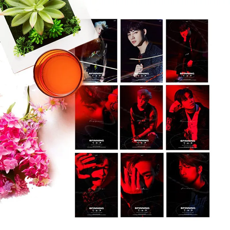 Kpop GOT7 волчок: между безопасности и небезопасности Lomo фото карты 25 шт./компл