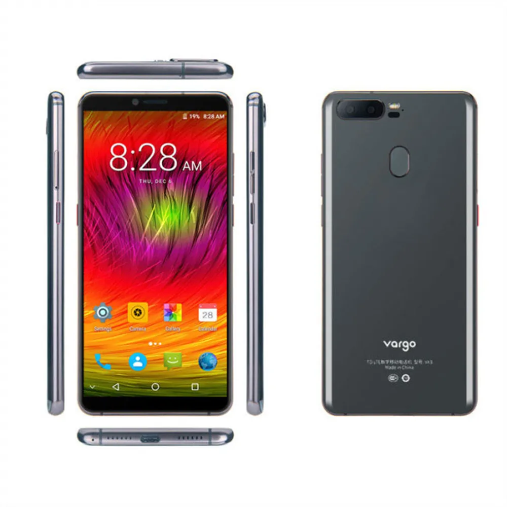 VARGO ZHUOYUE 3 VX3 4G LTE Smartphone 6GB RAM 128GB ROM MTK6757 2.3GHz Octa Core 5.7 Inch HD Screen Dual Camera Android 7.1 VARGO ZHUOYUE 3 VX3 4G LTE Smartphone 6GB RAM 128GB ROM MTK6757 2.3GHz Octa Core 5.7 Inch HD Screen Dual Camera Android 7.1