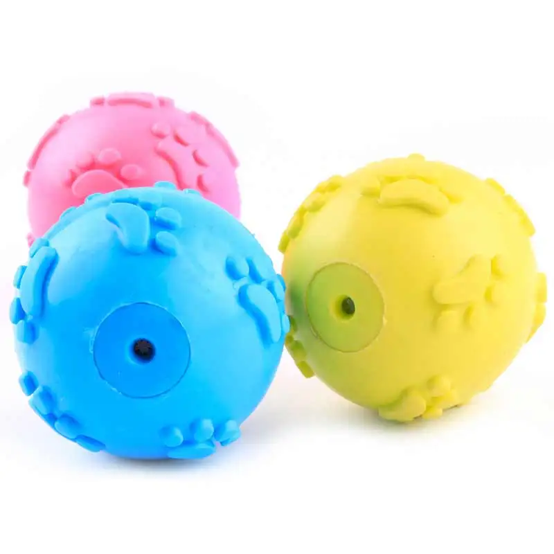 Домашнее животное грызун щенок игрушки для собак играть тренироваться пластиковый маленький шар игрушка для собак домашнее животное Перрос скрипучий игрушка с пищалкой игрушки для обучения чистке зубов
