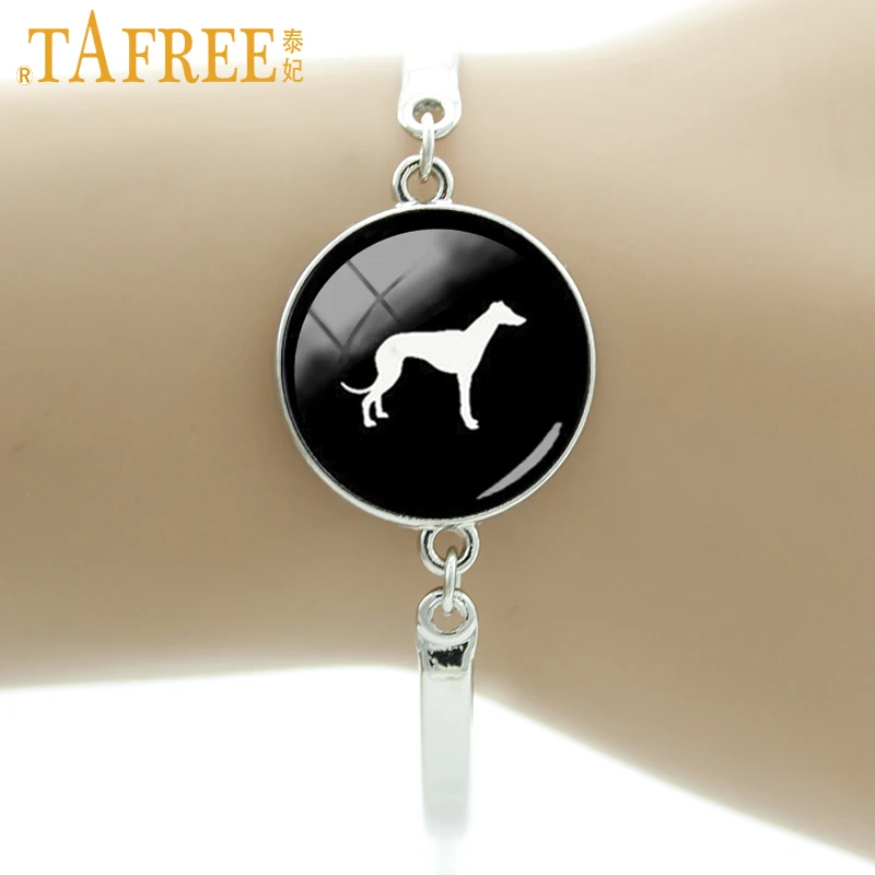 TAFREE фирменный художественный браслет с изображением собачьего силуэта