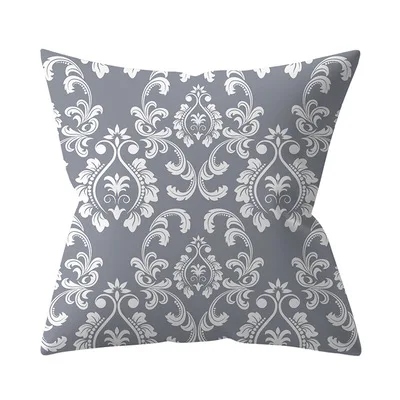 Наволочка ZENGIA с геометрическим рисунком 45*45 см, серый полиэстеровый чехол для подушки в полоску, треугольная наволочка, декоративные подушки - Цвет: HS03-2