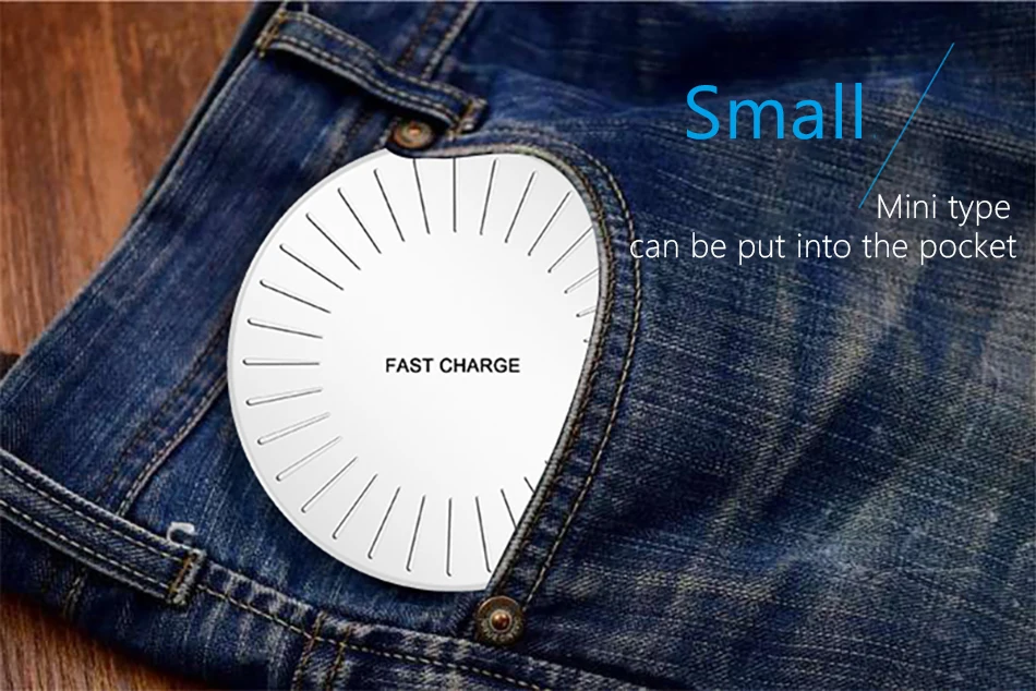 !ACCEZZ Mini 7.5W 10W Fast Qi Wireless Charge For iPhone X 8 8 Plus Quick Charging For Samsung Galaxy Note 8 5 Universal Charger (8)