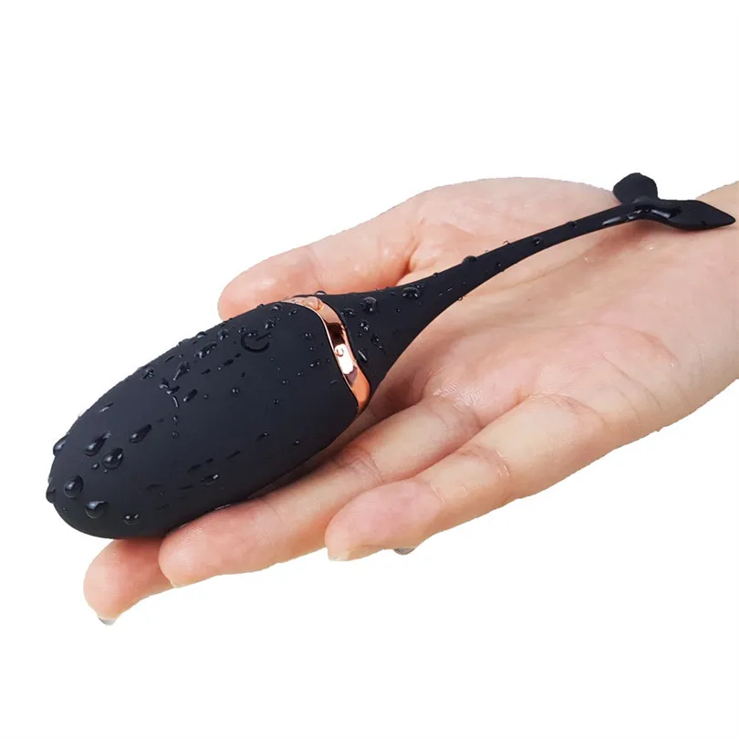Sex Toys Vagina Balls USB Charging Wireless Control Small Whale Jumping Egg G point Vibration Masturbation Fish Tail (18)