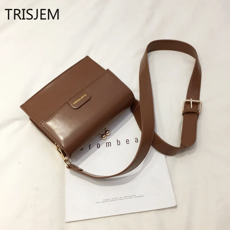 

2019 Vintage Pu Leather Flap Women Messenger Bags Shoulder Bag Female Crossbody Bags for women Lady Handbags with Double Sided