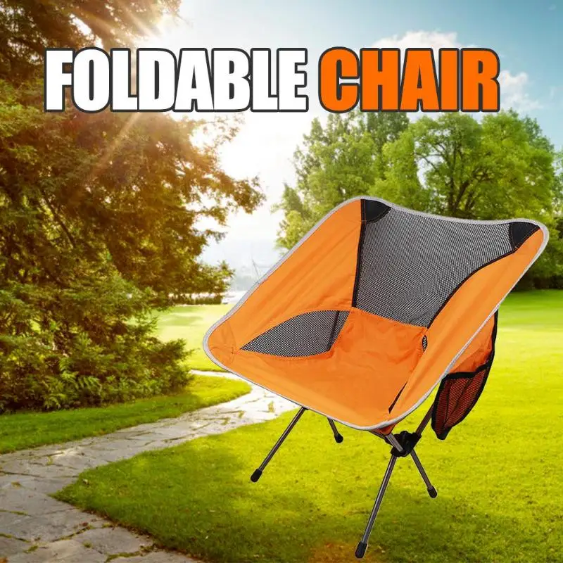 Легкий открытый компактный с низкой спинкой алюминиевый складной стул для кемпинга складной стул для Пикника Складной рыболовный пляжный стул
