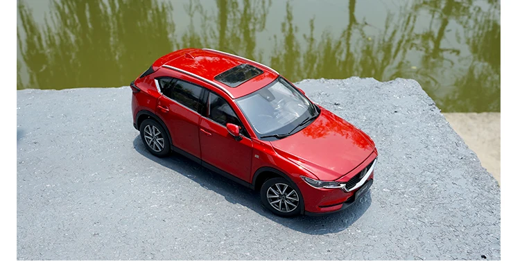 1:18 Mazda CX-5 красный серый внедорожник литая модель автомобиля игрушка Коллекция подарков оригинальная коробка