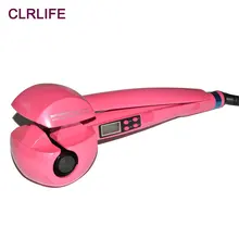 CLRLIFE ЖК-дисплей Титановые автоматические волосы Волшебная Подкручивающая расческа щипцы для завивки волос Styler Уход за волосами Инструменты для укладки волос керамическая волновая палочка