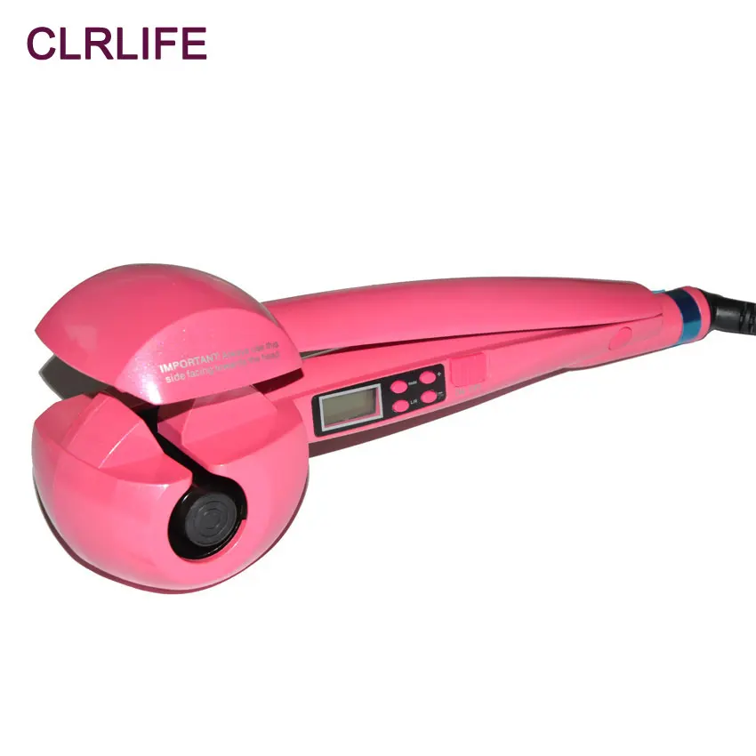 Автоматическая плойка CLRLIFE из титана с ЖК-дисплеем волшебная Плойка для завивки
