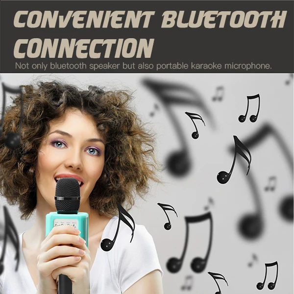 Original Brand Q9s Magic Bluetooth Karaoke Microphone Wireless Professional Player speaker With Carring Case For Iphone Android12_01 (11)