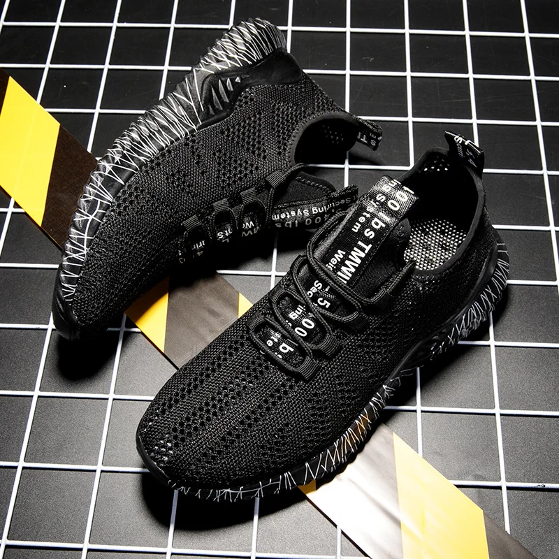 

Hemmyi Couple Shoes Men's Sneakers Breathable Casual Comfortable Lover Mesh Wear-resistant Lace-up Chaussures Homme 35-46