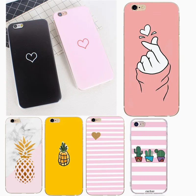 

Pineapple Case For iPhone X Xs 8 7 Simple Phone Case Slim Soft Silicone Back Cover For iPhone 8 7 Plus 6 6S 5 5S SE Cases