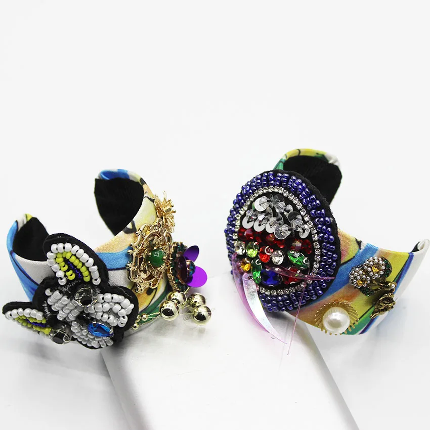 

New Baroque Bracelet Geometric Circle Cow Tassel Wild Personality Bracelets 895