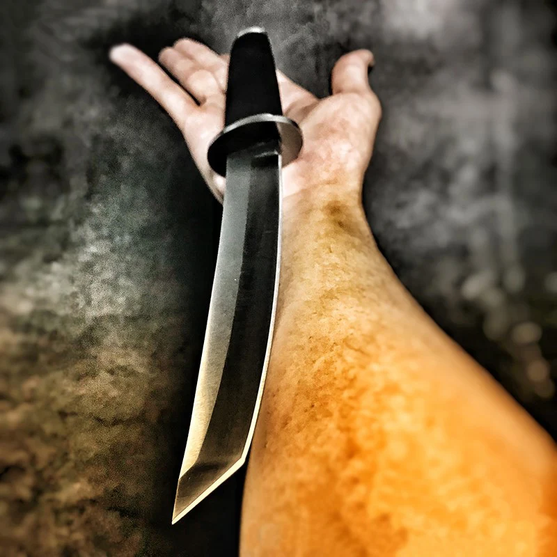 

58HRC Sharp-edged Tactical Knife Outdoor Camping Fishing Hunting Knives Survival Rescue Hand Tool Combat Straight Knife Saber