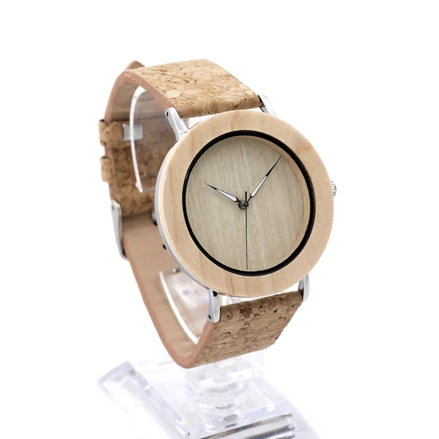 Zegarek drewniany unisex BOBOBIRD + pudełko