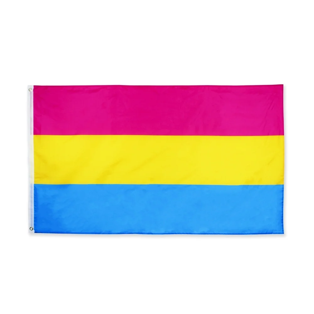 

Pansexuality Flag 3x5 ft Printed Polyester Large Gay Pride LGBT Flag