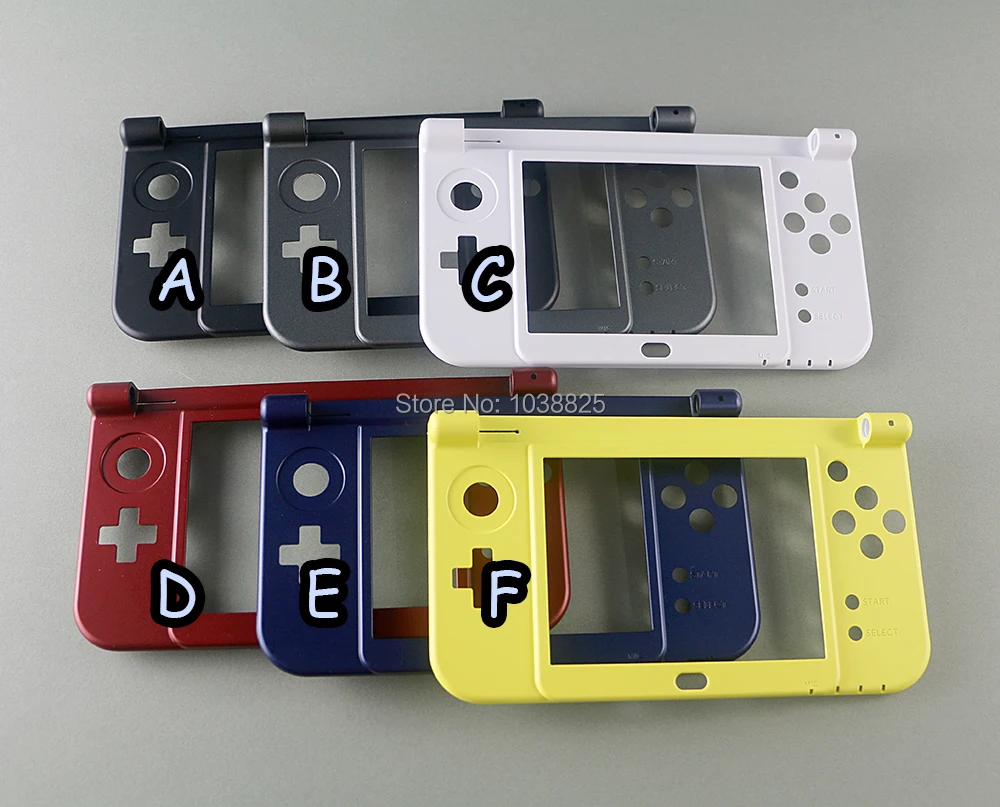 Запасные петли для Nintendo New 3DS XL черная Нижняя средняя оболочка/чехол