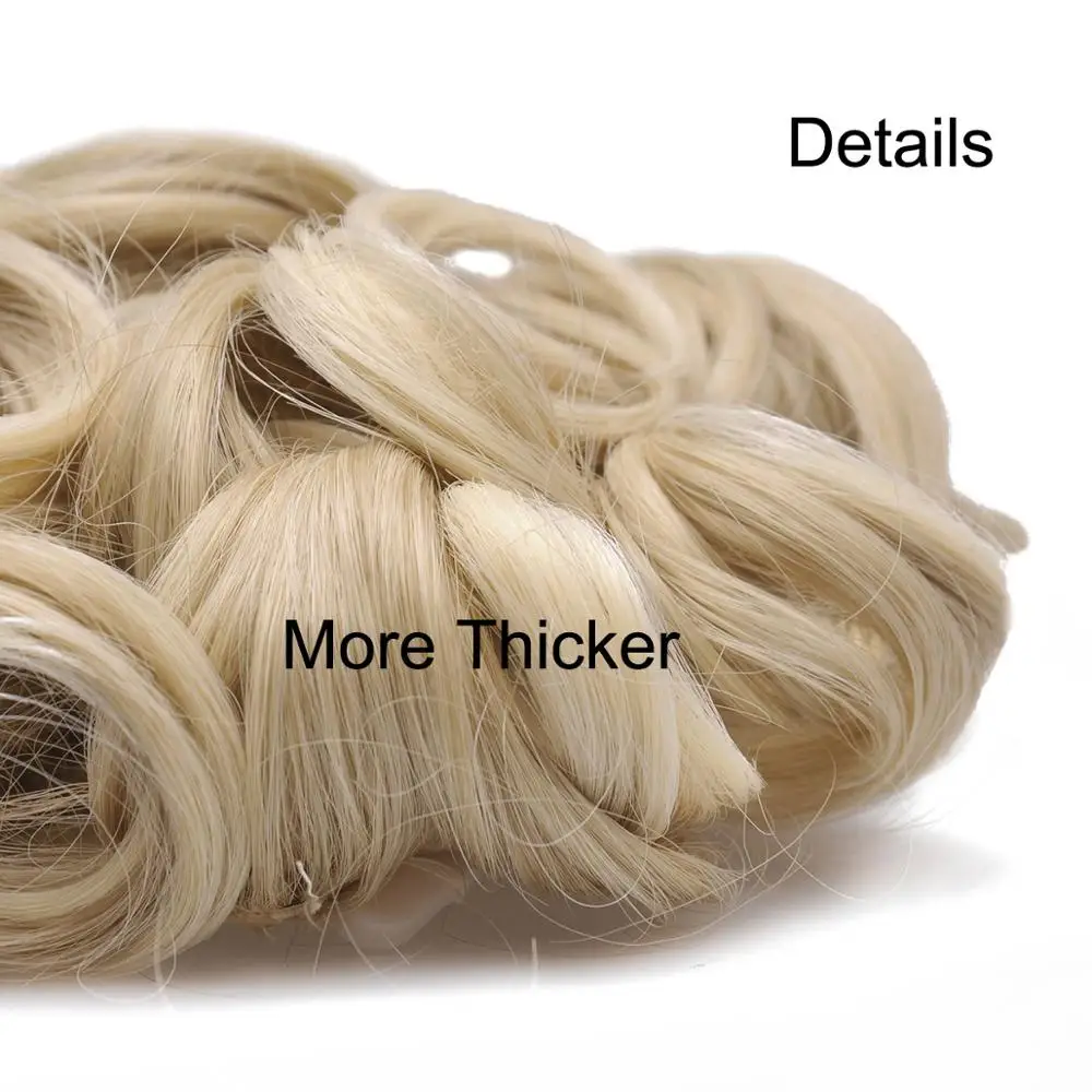 Delice Elastic Rubber Band Net Curly Chignon With Two Plastic Combs Updo Cover Hair Bun Afro Chignon Hair Synthetic Hair Pieces