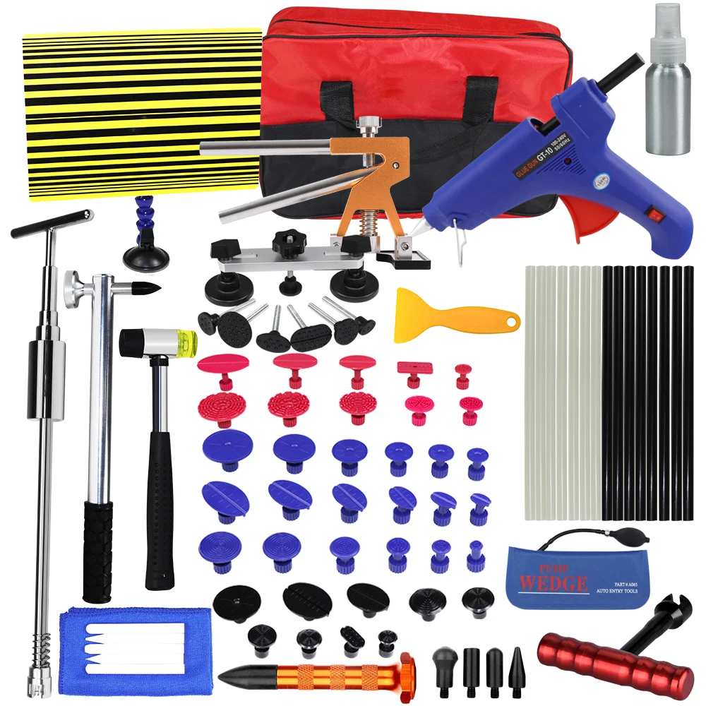 WHDZ PDR Tools Paintless Dent Repair Tools Dent Removal car Kit Reflector Board Dent Puller Glue gun pump wedge Hand Tool Set WHDZ PDR Tools Paintless Dent Repair Tools Dent Removal car Kit Reflector Board Dent Puller Glue gun pump wedge Hand Tool Set