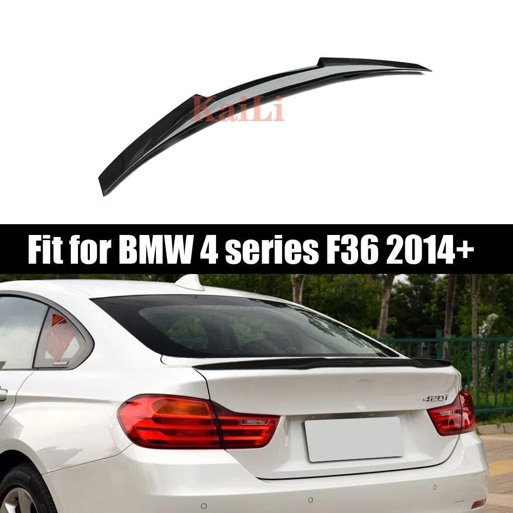 

For BMW 4 Series F36 418i 420i 428i 430i 435i 440i Carbon Fiber M4 Style Spoiler 2014-Present Car Styling Accessioes