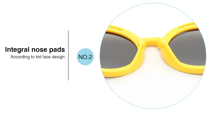 2018 модная детская одежда поляризованных солнцезащитных очков Брендовая дизайнерская обувь детская TR90 рамка круглая солнцезащитные очки