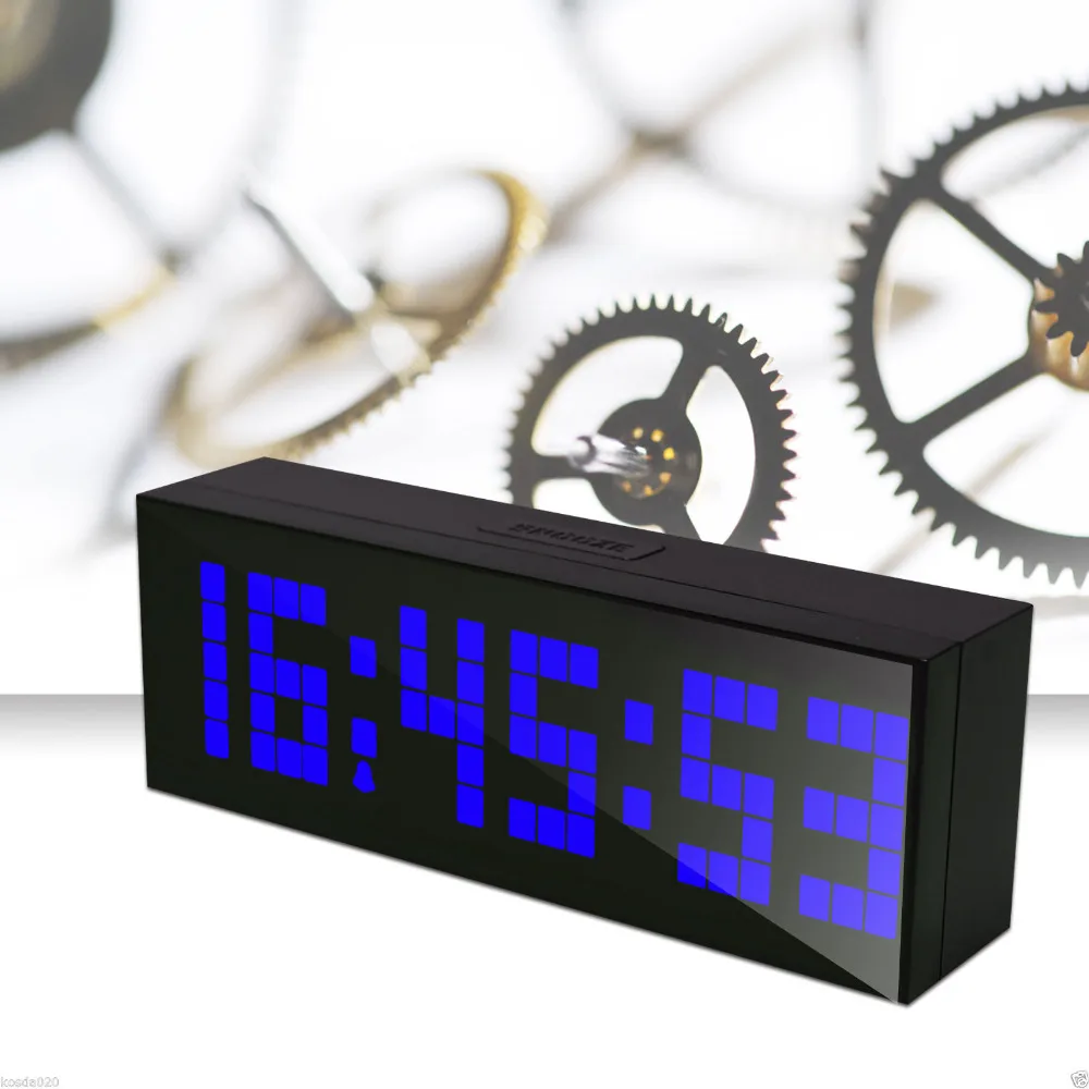  Big Jumbo Digital LED Walll Clock Large Display Wall Decoration Clock Multifunction Table Calendar  - 32534575196