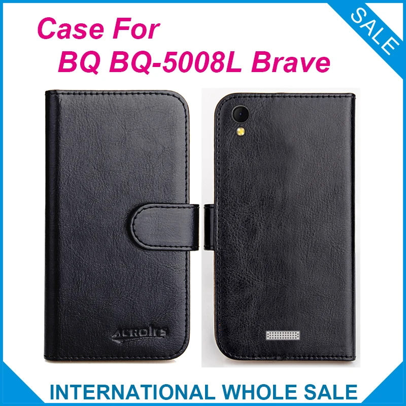 

Original! BQ BQ-5008L Brave Case ,6 Colors High Quality Leather Exclusive Case For BQ BQ-5008L Brave Phone Bag Tracking