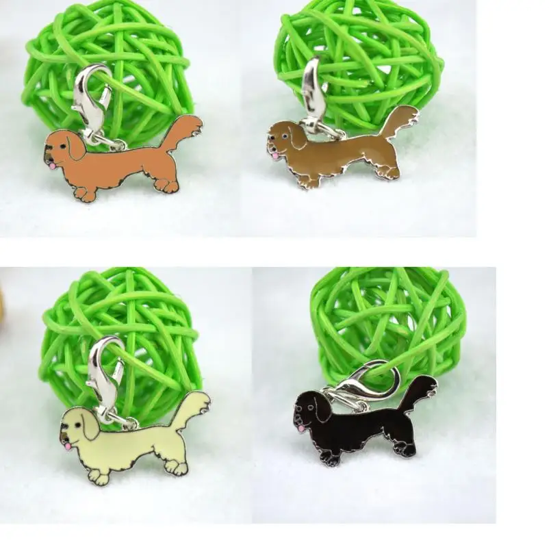 

2017 Dog Tag Disc Disk Pet ID Enamel Accessories Collar Necklace Pendant 714