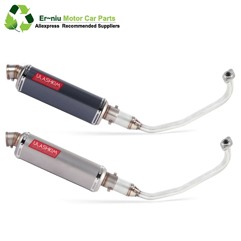 

PCX 125 150 Motorcycle Scooter Exhaust Muffler Full System Middle Pipe Slip-On Escape Fit For HONDA PCX125 PCX150