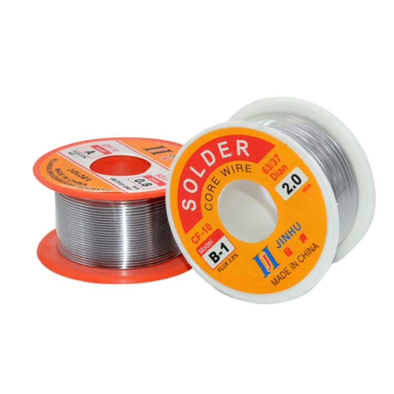 

0.3/0.4/5/6/8/1 MM 63/37 FLUX 2.0% Tin Lead Tin Wire Melt Rosin Core Solder Soldering Wire Roll 50g