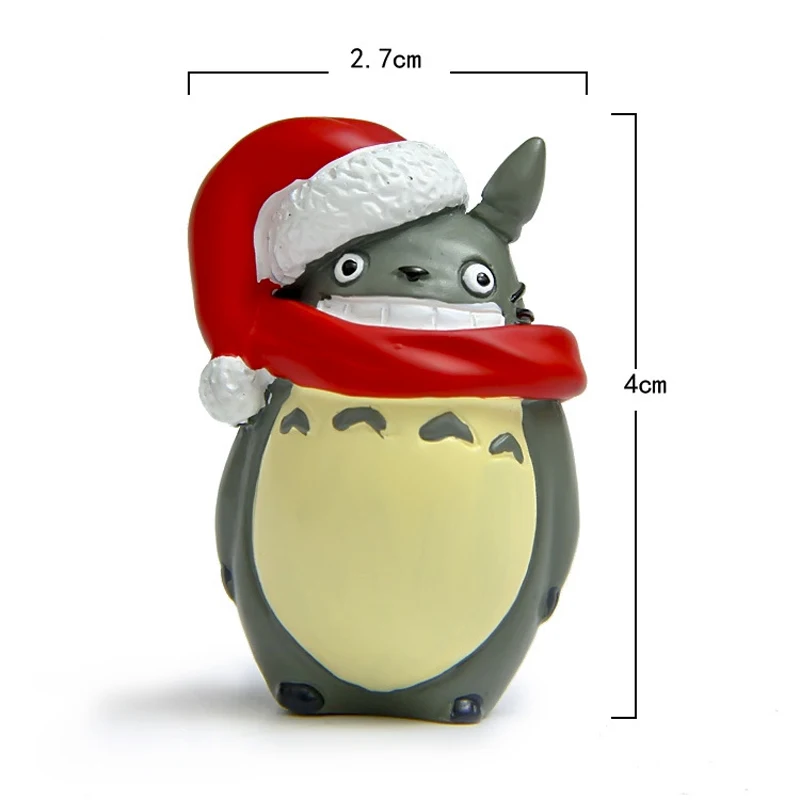 DIY Рождество Мой сосед Тоторо Симпатичные фигурки игрушки Studio Ghibli Хаяо Миядзаки сад ПВХ Фигурки Коллекция Модель игрушки - Цвет: Totoro 1