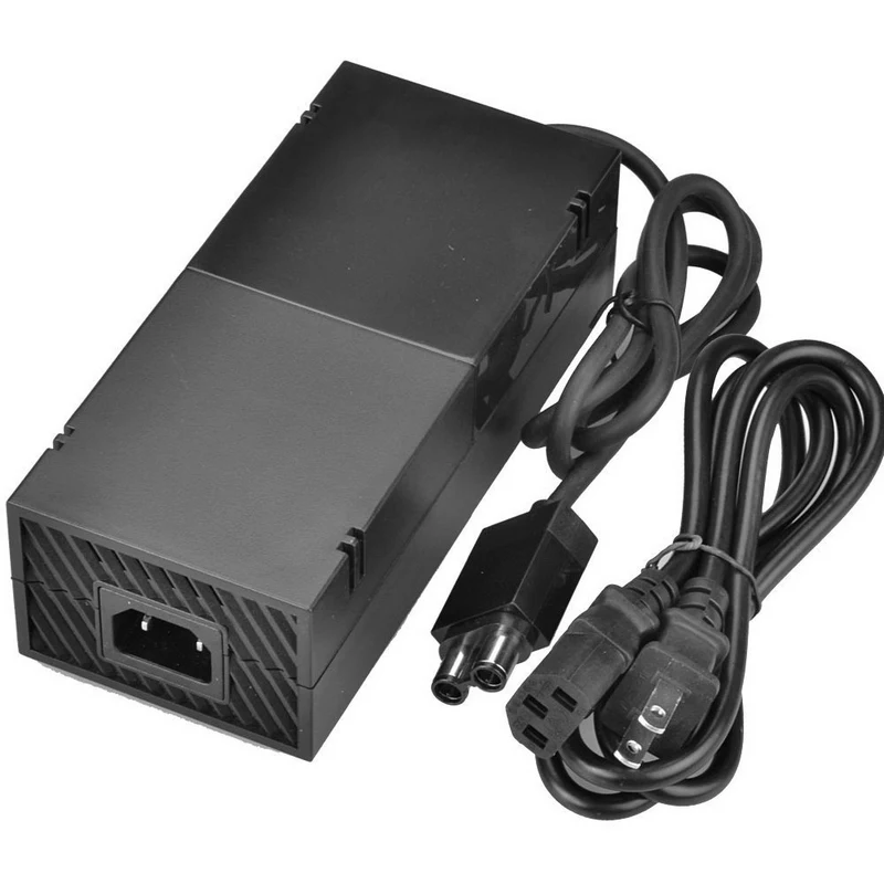 

US/UK/EU PlugFor Xbox One Power Supply, AC Adapter Replacement Charger w/Cable Brick Advanced Quietest Version 100-240V