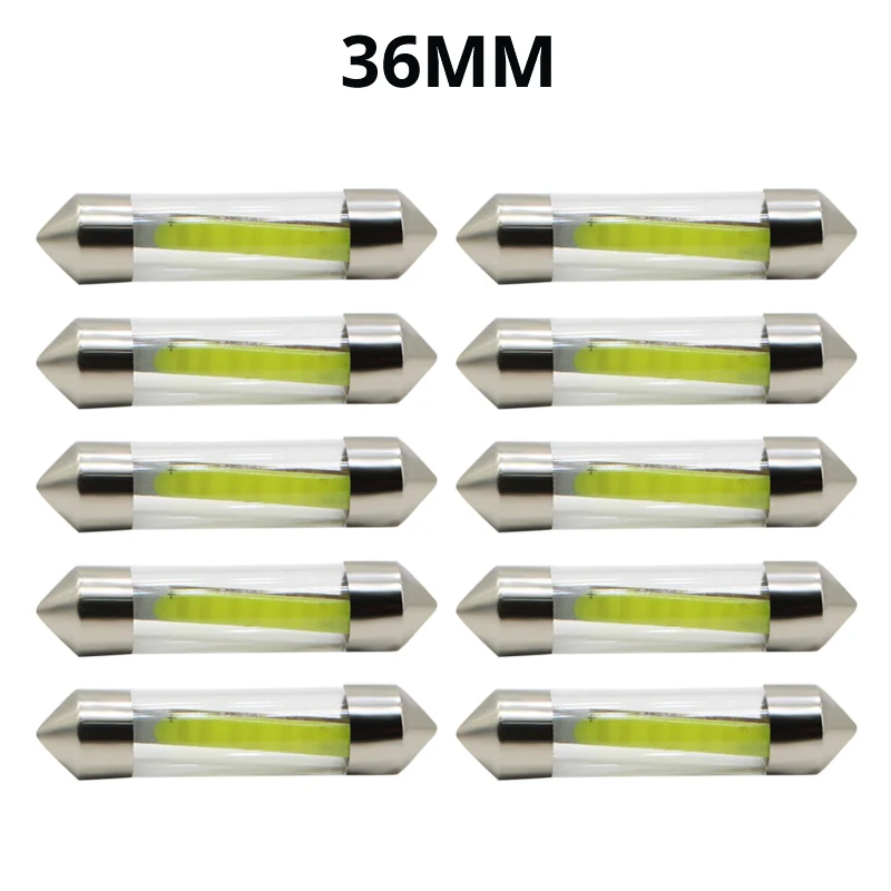 

10pcs High Quality 36mm C5W C10W 360 degree led Car 36MM Festoon Dome Lights Auto Interior Dome Lamp Reading Bulb White 12V