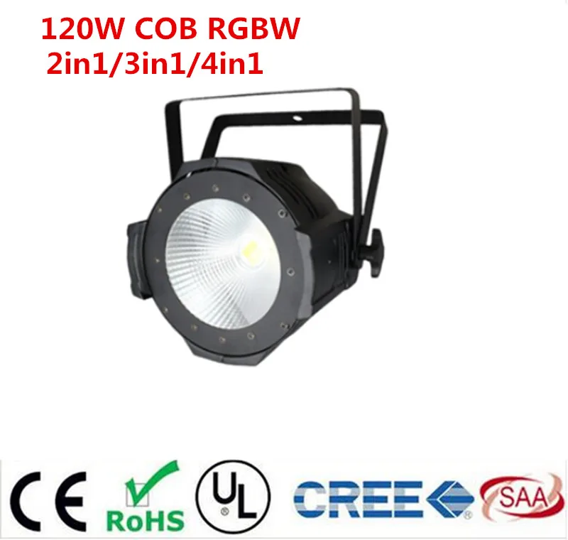 Светодиодный прожсветильник тор par 200W COB RGBWA UV 6 в 1 RGBW 4 1/RGB 3 1/теплый белый холодный