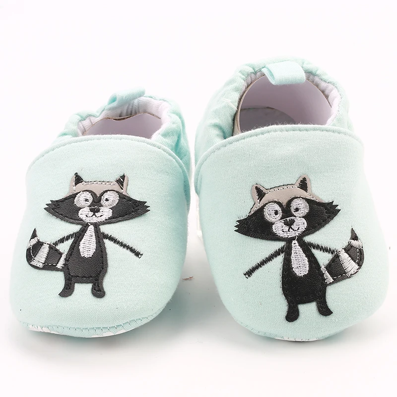 

[simfamily]Baby Shoes Kid Boy Girl Fox Print Cloth First Walker Anti-slip Sneaker Shoe Soft Sole Toddler Crib Babe