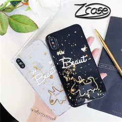 Glitter Soft Silicone Cartoon Dog Phone Case For iPhone 6 6S 7 8 Plus Gold Foil Bling Back Cover For iPhone X XS Max XR Coque Glitter Soft Silicone Cartoon Dog Phone Case For iPhone 6 6S 7 8 Plus Gold Foil Bling Back Cover For iPhone X XS Max XR Coque