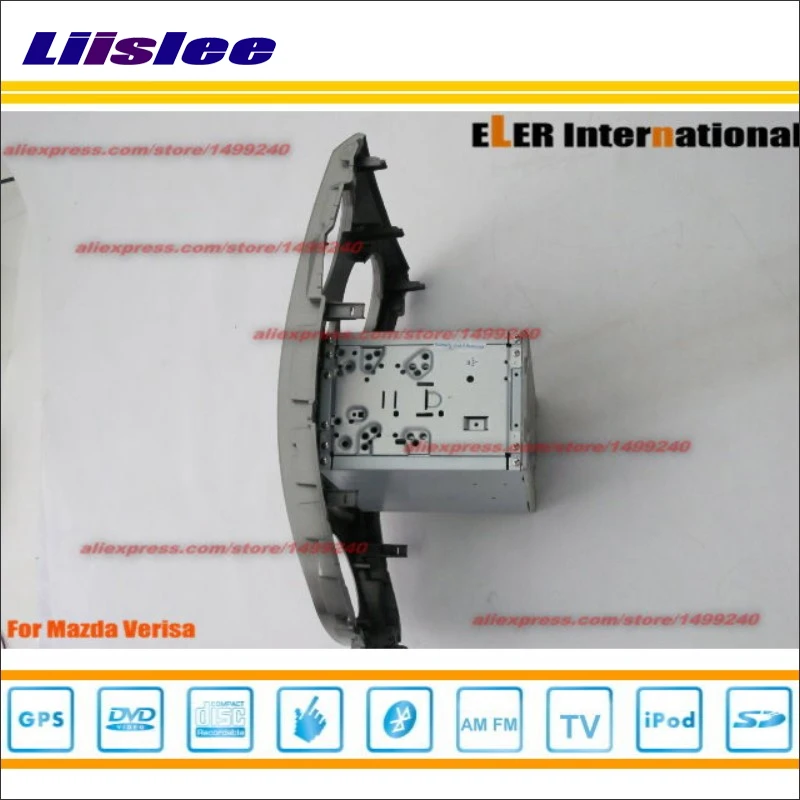 Discount Liislee For Mazda Verisa 2004~2014 Car Radio Stereo CD DVD Player GPS NAVI HD Touch Audio Video S100 Nav Navi Navigation System 2