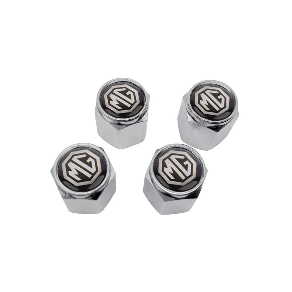 

For MG Logo For TF ZR Morris 3 MG7 GS Garage Car Styling Exquisite Badge Auto Wheel Tire Valve Stem Caps Rim Air Covers Parts