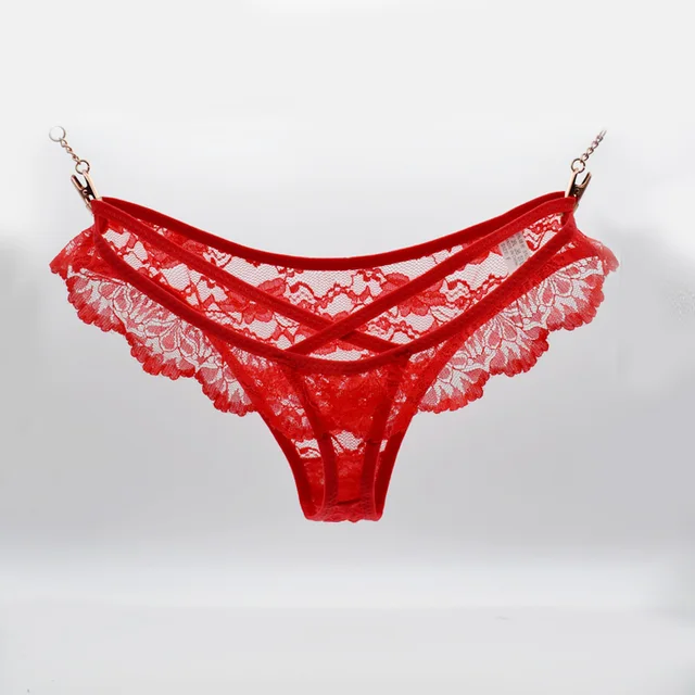 Hot ! Women Panties Sexy Full Lace Briefs Lace G string Low waist Tongs