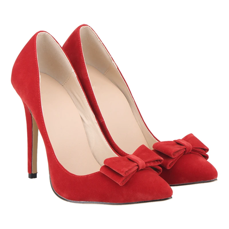 

2018 Spring And Summer New Red Pointed Toe High Heeled Work Shoes Black Shallow Mouth Sexy Banquet Bridal Wedding Shoes A023