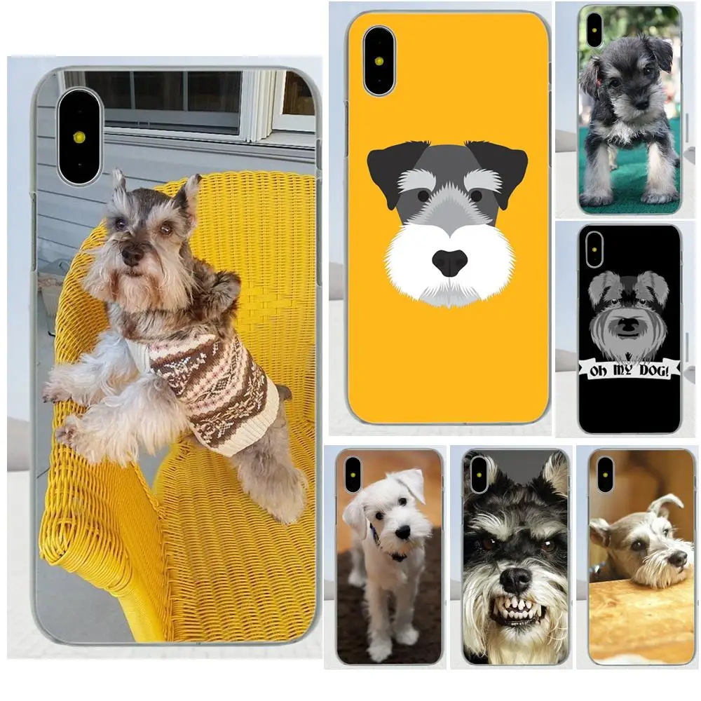 

Miniature Schnauzer Puppy For Xiaomi Redmi Note 2 3 3S 4 4A 4X 5 5A 6 6A Pro Plus Soft TPU Art Online Cover Case