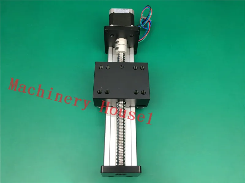 

SGK 1605 300MM Ball Screw Slide Rail Linear Guide Moving Table Slip-way+ 1pc nema 17 Stepper Motor