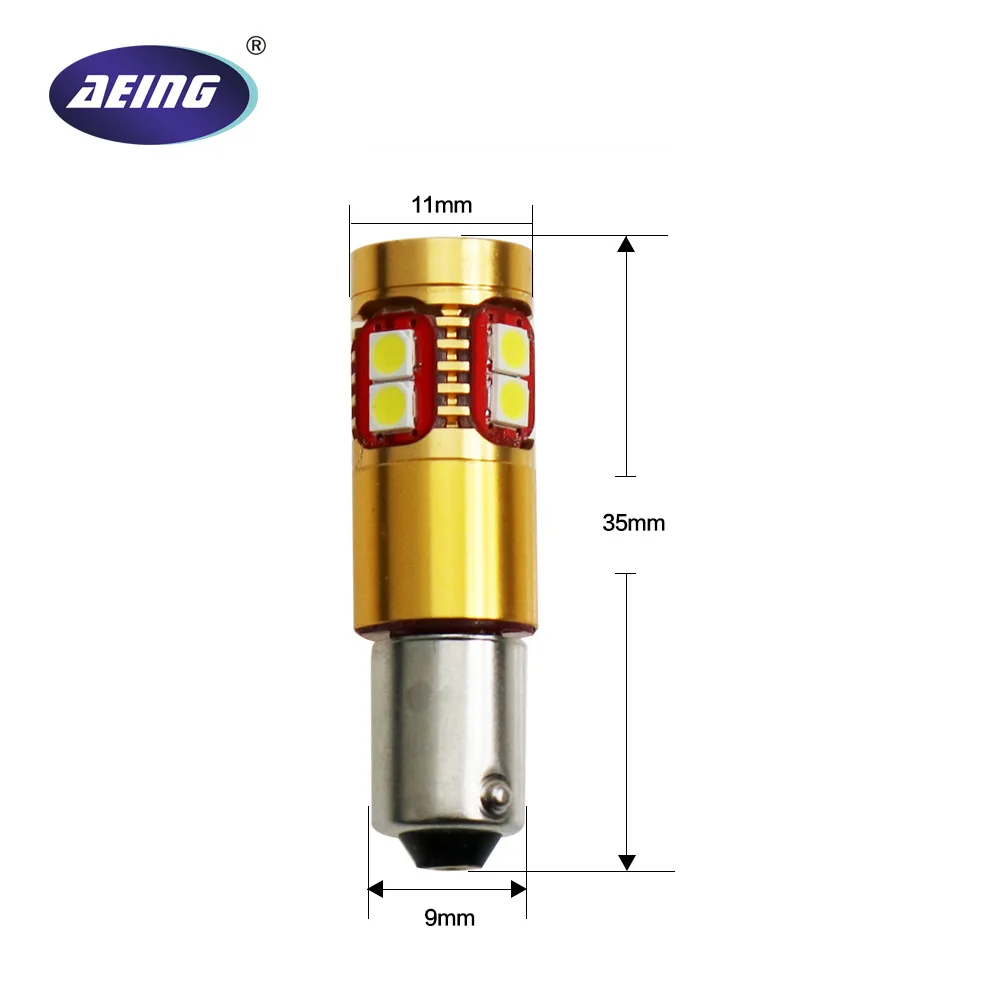 AEING 2 * BA9S T4W/BAY9S H21W/BAX9S H6W без OBC/CAN шина ошибок светодиодная лампа с клиновидным
