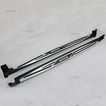 

Fit for Nissan All New Qashqai 2014 2015 2016 Blue LOGO Aluminum Alloy Running Board Side Step Nerf Bar