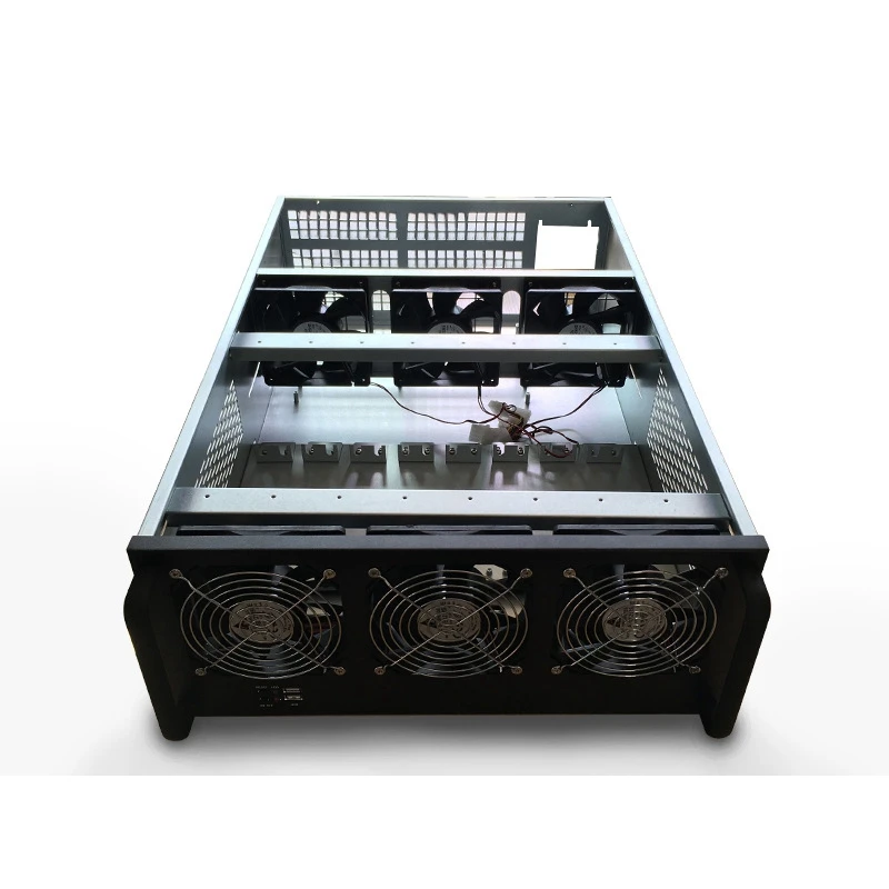 Crypto Coin Open Air Mining Frame Rig Graphics Case ATX Fit 6 GPU Ethereum ETH ETC ZEC XMR USB miner rig sever chassis for 1080 Crypto Coin Open Air Mining Frame Rig Graphics Case ATX Fit 6 GPU Ethereum ETH ETC ZEC XMR USB miner rig sever chassis for 1080