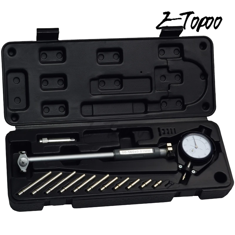 50-160MM-0-01mm-Dial-Bore-Gauge-Indicator-Diameter-Indicators-Precision-Engine-Cylinder-Measuring-Test-Kit