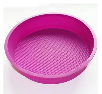 

Round Cake Pan Bread Chocolate Pizza Baking Tray Mold Silicone Mould