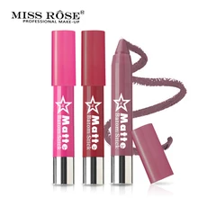 Miss Rose брендовая увлажняющая матовая губная помада Помады для макияжа Водонепроницаемая Губная помада макияж